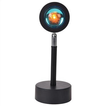 北欧创意日落日落投影灯床边卧室气氛彩虹日落灯